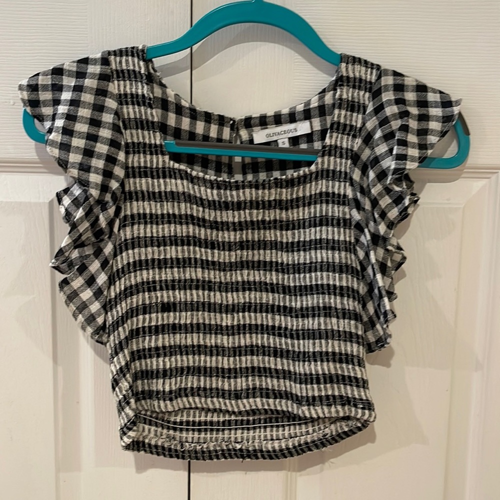Gingham top